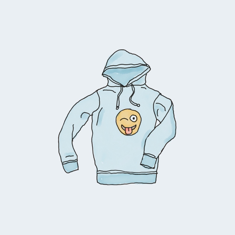 Kleedje blauw